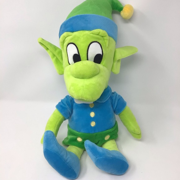 The Simpson Happy Green Elf Plush NWOT - Picture 8 of 9
